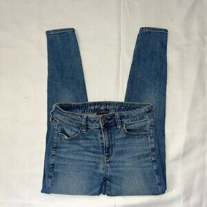 American Eagle Next Level Stretch Mid-Rise Jeggings Size 6 Short